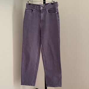 Everlane Purple Way-High Jean, Size 26